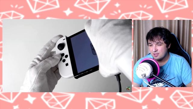 Nintendo Switch Oled распаковка - РЕАКЦИЯ