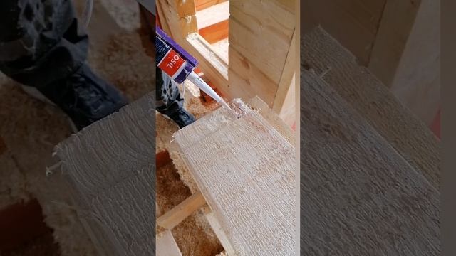 Делаем окосячку в доме из бруса