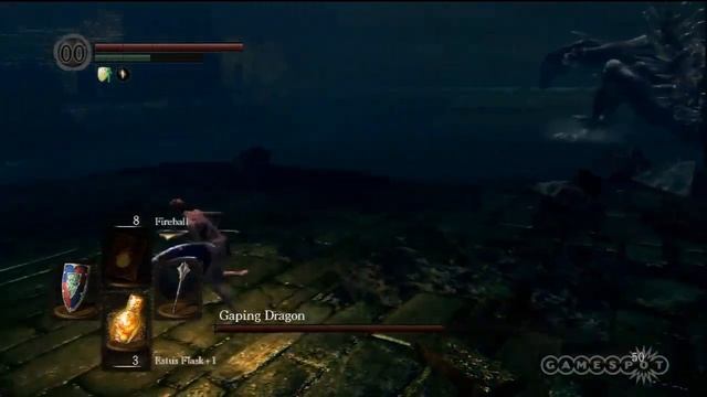 Dark Souls: Gaping Dragon Boss Fight Movie (PS3)
