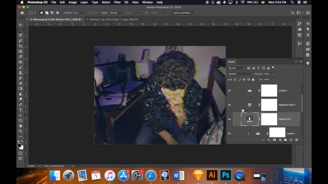 How To Make Glitch Effect P.2 (photoshop