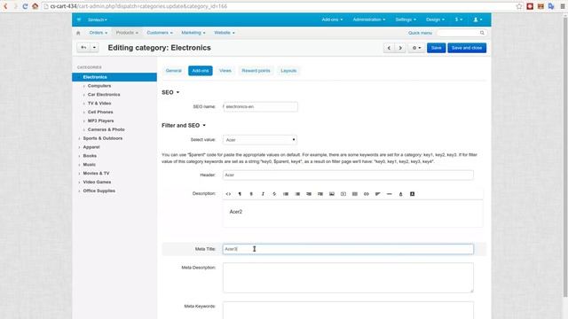 CS-Cart Addon Filter And SEO