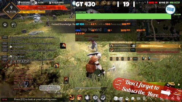 NVIDIA GT 430 1gb in 25 GAMES   2021