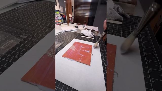 Transferring an Image to Linoleum (linocut)