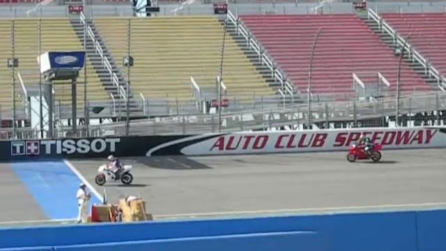 1999 Honda VFR800 RC46 At California Speedway 2