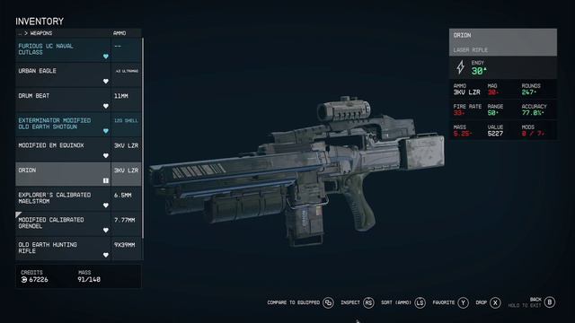 Starfield Beginners Guide To Different Guns, Weapons & Ammo, Ballistic (Bullets) & Energy (Lasers)