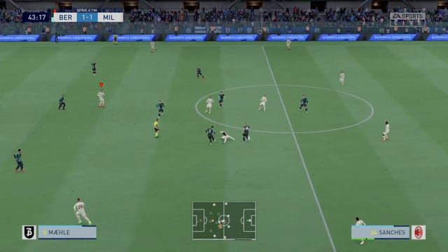 FIFA 22. Новая карьера за Милан. Аталанта - Милан. Серия А