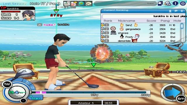 Pangya, Golf Game Gameplay (free  Online Pc Game) HD