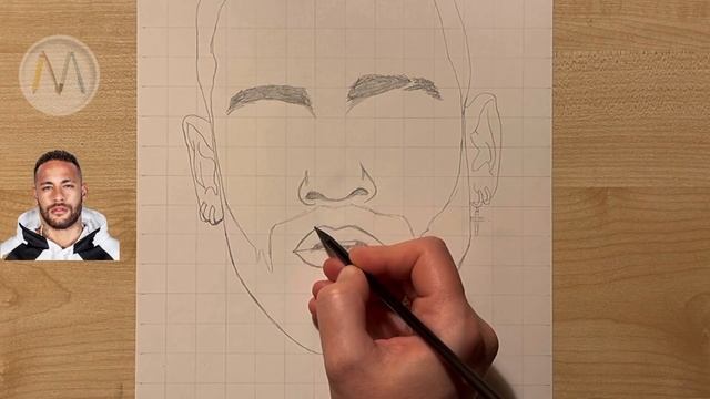 Как нарисовать Неймара / Neymar Drawing