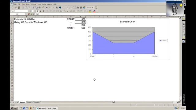 Episode 15:018294: Windows ME: Using MS Excel