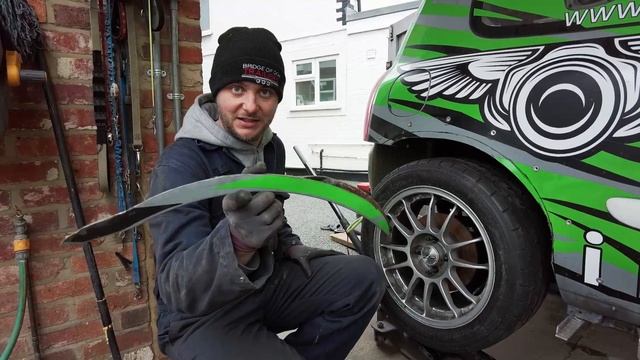 DIY Carbon Fiber Fenders. Rear Arches With Huge Air Vents. Time Attack Clio Build. Ep.41