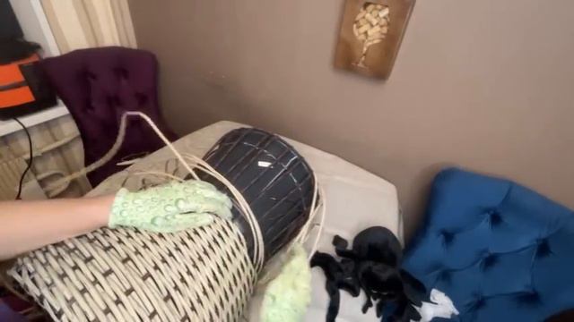 ПЛЕТЕНИЕ ИЗ РОТАНГА/АМПЕЛЬНОЕ КАШПО/ КАК БУДЕМ ДЕЛАТЬ ТАЛИЮ