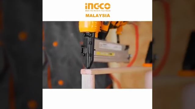 INGCO 2 In 1 Combo Brad Nailer Ga18 ACN50401 Load Capacity 100 pcs With 4 Type Connector