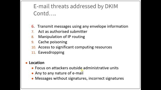Domain Keys Identified Mail (DKIM)
