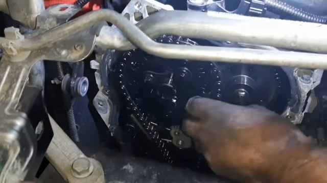 Замена и установка цепи ГРМ