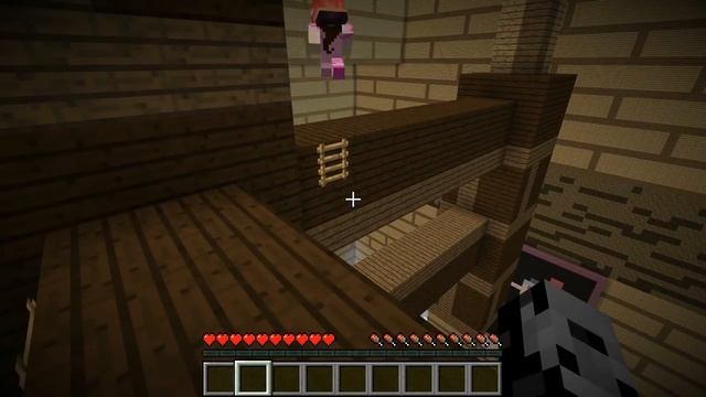 Minecraft: GIANT HOUSE DROPPER! - TALLCRAFT DROPPER - Custom Map [12]