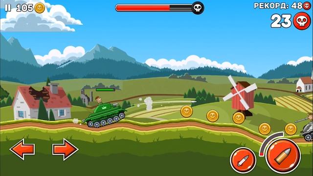 ПРИКЛЮЧЕНИЯ на ТАНКЕ в игре Hills Of Steel 2| Мультики про ТАНКИ
