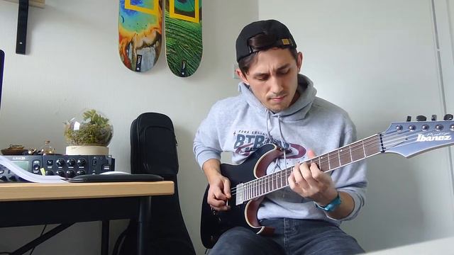 Between The Buried And Me - Extremophile Elite (intro) Guitar Cover (Ibanez RG5121 Prestige)