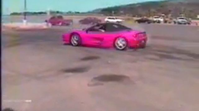 Ferrari 355 Spyder Burnout Donut