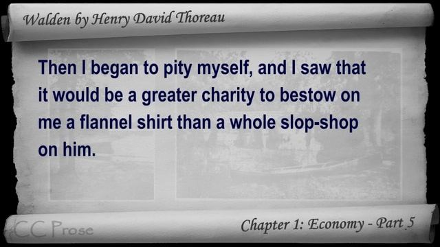 Chapter 01-5 - Walden By Henry David Thoreau - Economy - Part 5