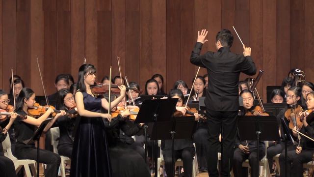 Saint-Saens Violin Concerto No.3, 1st Movement, Victoria Ng, DGS Symphony Orchestra