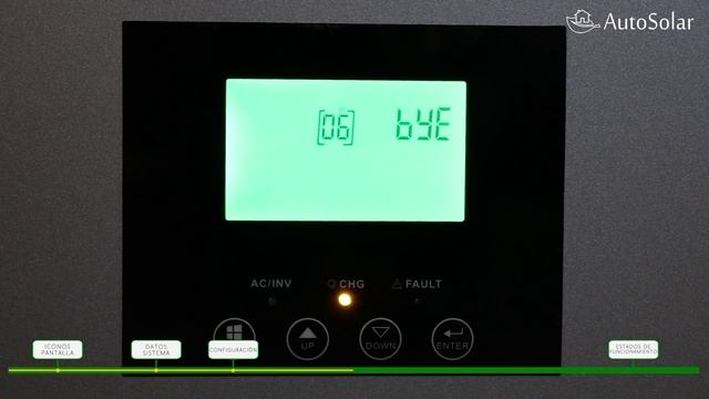 Inversor Cargador 1000W 12V Must Solar | Pantalla, Opciones De Uso Y Configuración