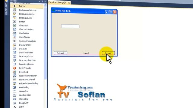 How To Make A Text To Speech Program On Microsoft Visual Basic 2010  EP.6
