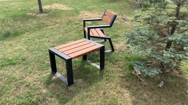 Стол садово-парковый низкий «Forest Mini» 740 из термососны