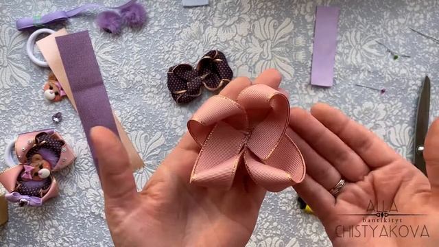 МК Красивые бантики из «Детства»