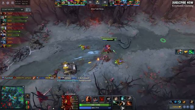 1Item Per 4Min [Bloodseeker] Never Late To Build A Midas WTF SPEED 810GPM 23KIlls | Dota 2 FullGame