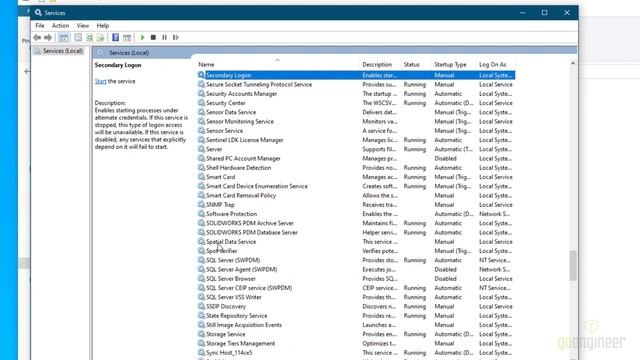 SOLIDWORKS PDM - Recover The Sa Account