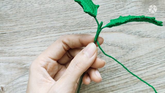 Crochet Plant |Crochet Holly Tree Ep 3end. 🌲Assembling #crochetflower #crochetplant #crochet