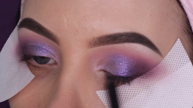 Purple Violet Eye Makeup Tutorial | Purple Holiday Makeup