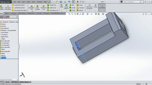 AUTOCAD L SOLIDWORKS L CAD ENGINEER L BENCH VICE ASSEMBLY I BASE