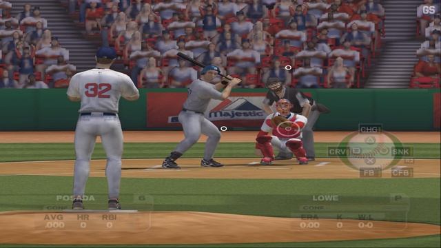 Major League Baseball 2K5: World Series Edition | PS2 Gameplay | New York Yankees Vs. Boston Red So