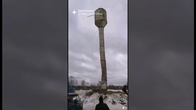 Рухнула на #уазик