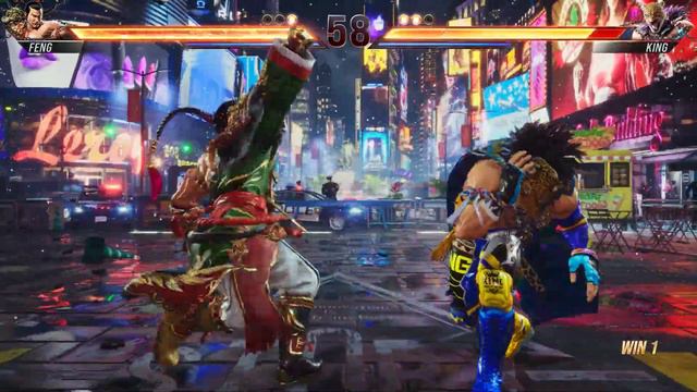 Tekken 8 - Feng Vs King Aggressive Gameplay - VsBattle (ft5)