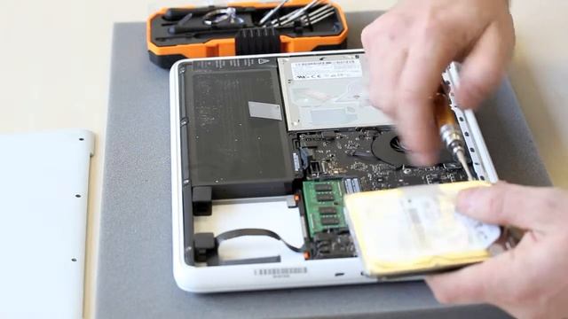 How To Upgrade Your Laptop's Hard Drive To An SSD - Tutorial For Apple Macbook White