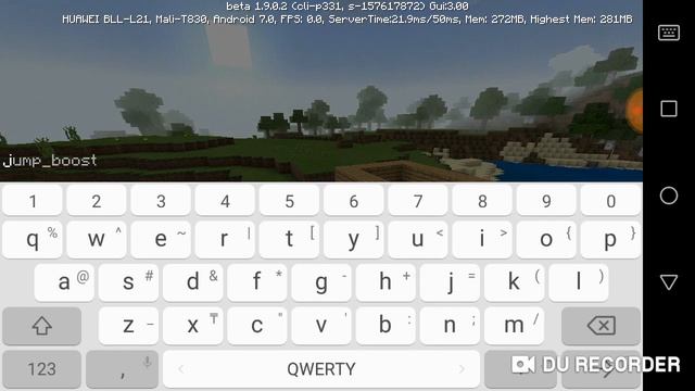 Как наложить на себя бесконечный эффект на любое время и на уровень Minecraft PE