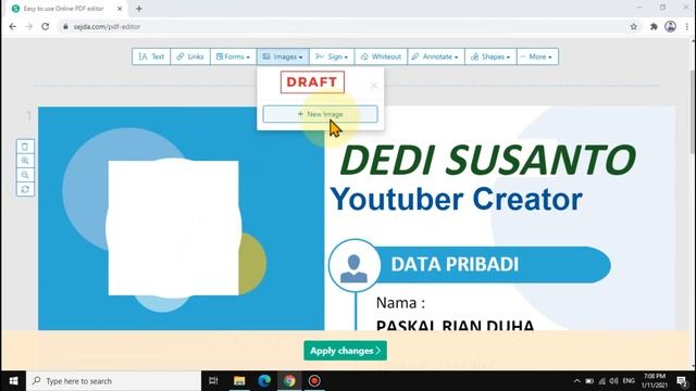 Cara Mengedit File PDF Dengan Mudah Tanpa Aplikasi Tambahan | Menghapus Teks Dan Menambah Teks