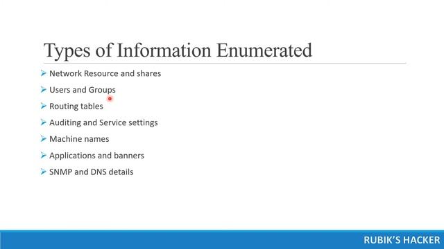 Enumeration In Ethical Hacking - Module 04 -  Enumeration Theory | [ தமிழில் ]