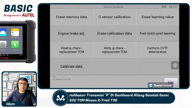Indikator Transmisi P Di Dashboard Hilang Setelah Ganti ECU TCM Nissan X-Trail T32 | MIDIATEK