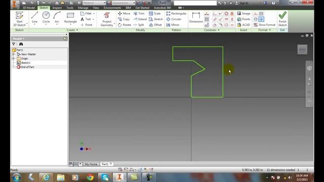 Inventor 03-15 Deleting Geometric Constraints