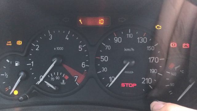 Comment Remettre à Zero Le Compteur De Maintenance Sur Peugeot 206