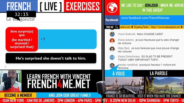 French Advanced Exercises 🇳🇱  B1-B2 (90 Minutes French Class ⏰ ) Episode 12 With A Chance To Win Bi