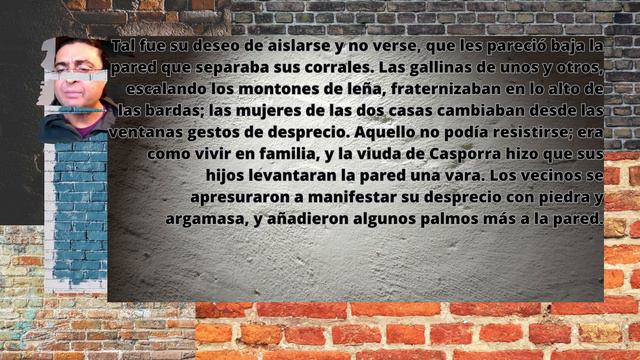 LA PARED - Un Relato De Vicente Blasco Ibáñez