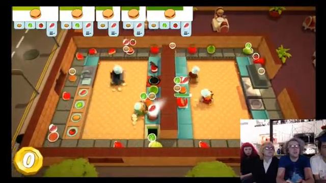 Overcooked: Verbally Abusing My Friends (Nintendo Switch Gameplay)
