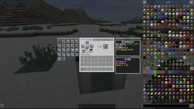 Minecraft Mod Review - Tinkers' Construct - Modifiers - Part 4