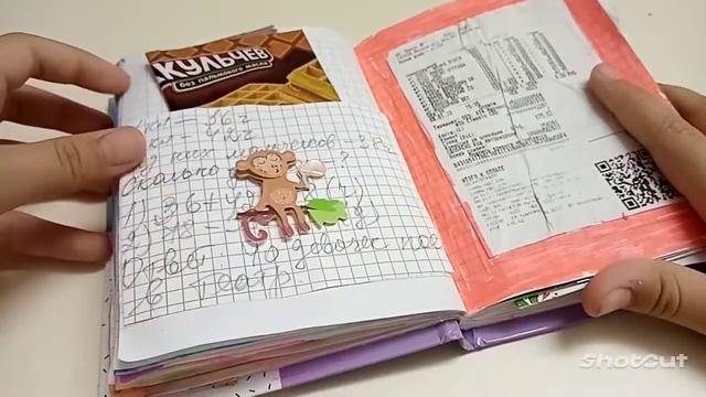 🌸Обзор на личный дневник номер 3