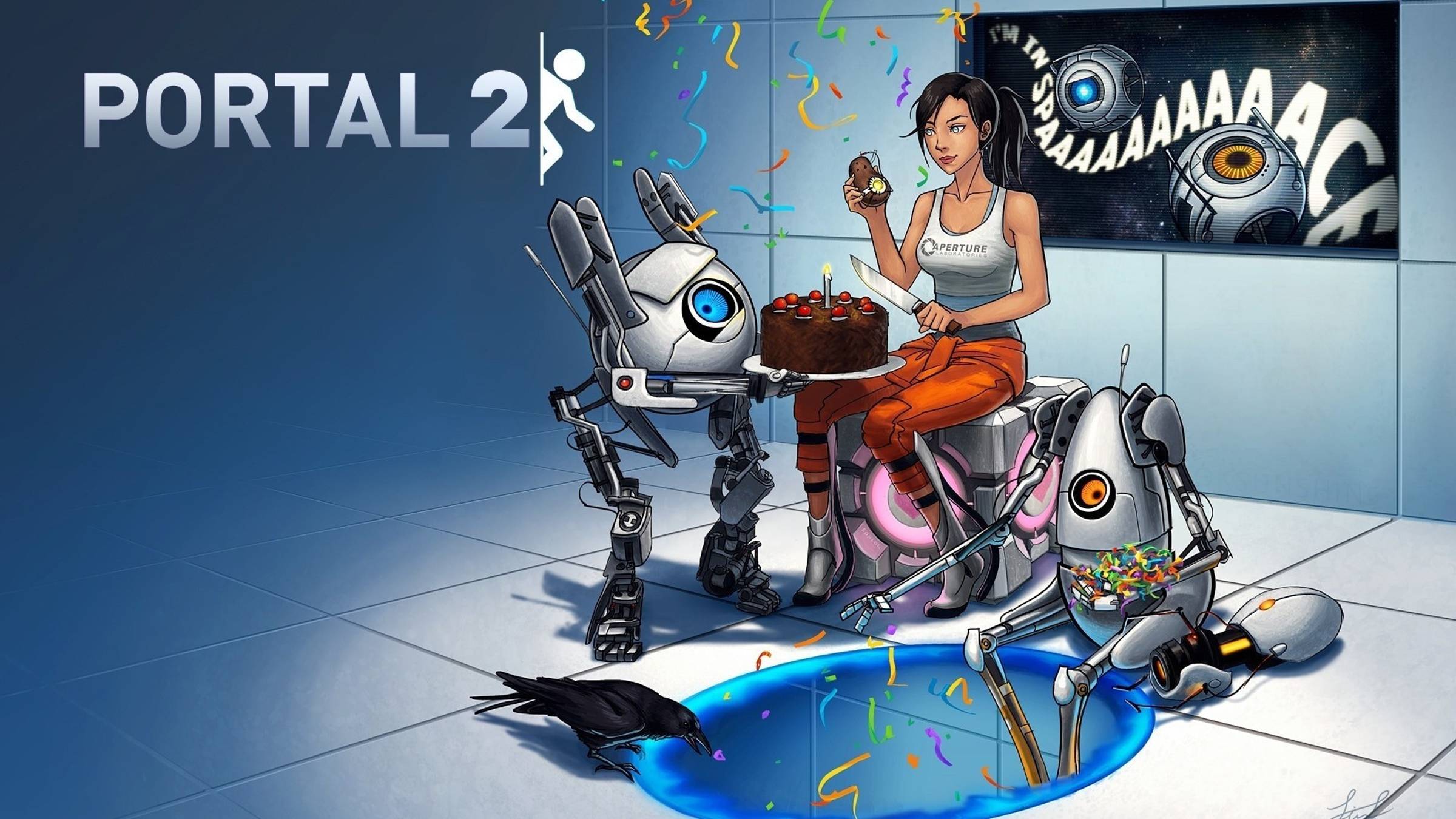 Portal 2 (2011)(завершённое прохождение)