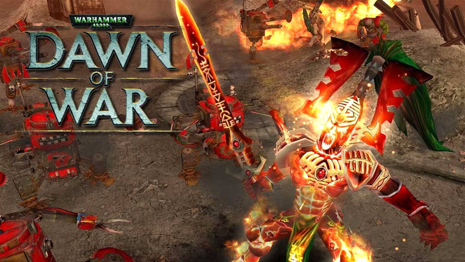 Warhammer 40,000: Dawn of War.